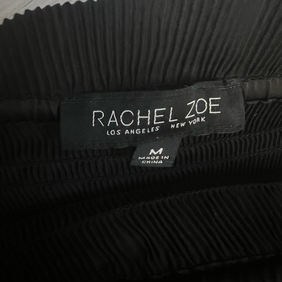 Rachel Zoe Women's Maxi Skirt Black Pleated  Sz M - Picture 6 of 8